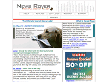 Tablet Screenshot of newsrover.com